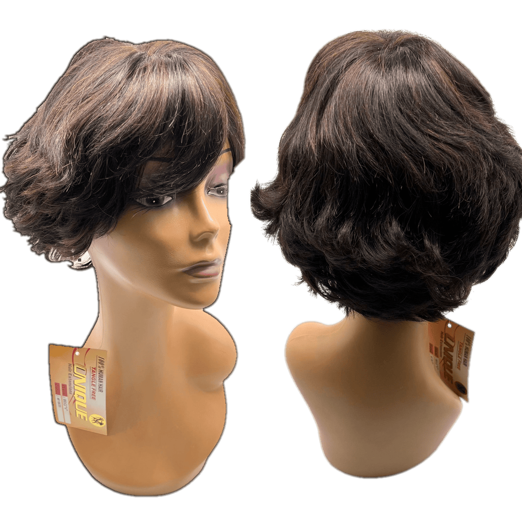 Unique's 100% Human Hair Full Wig Style V