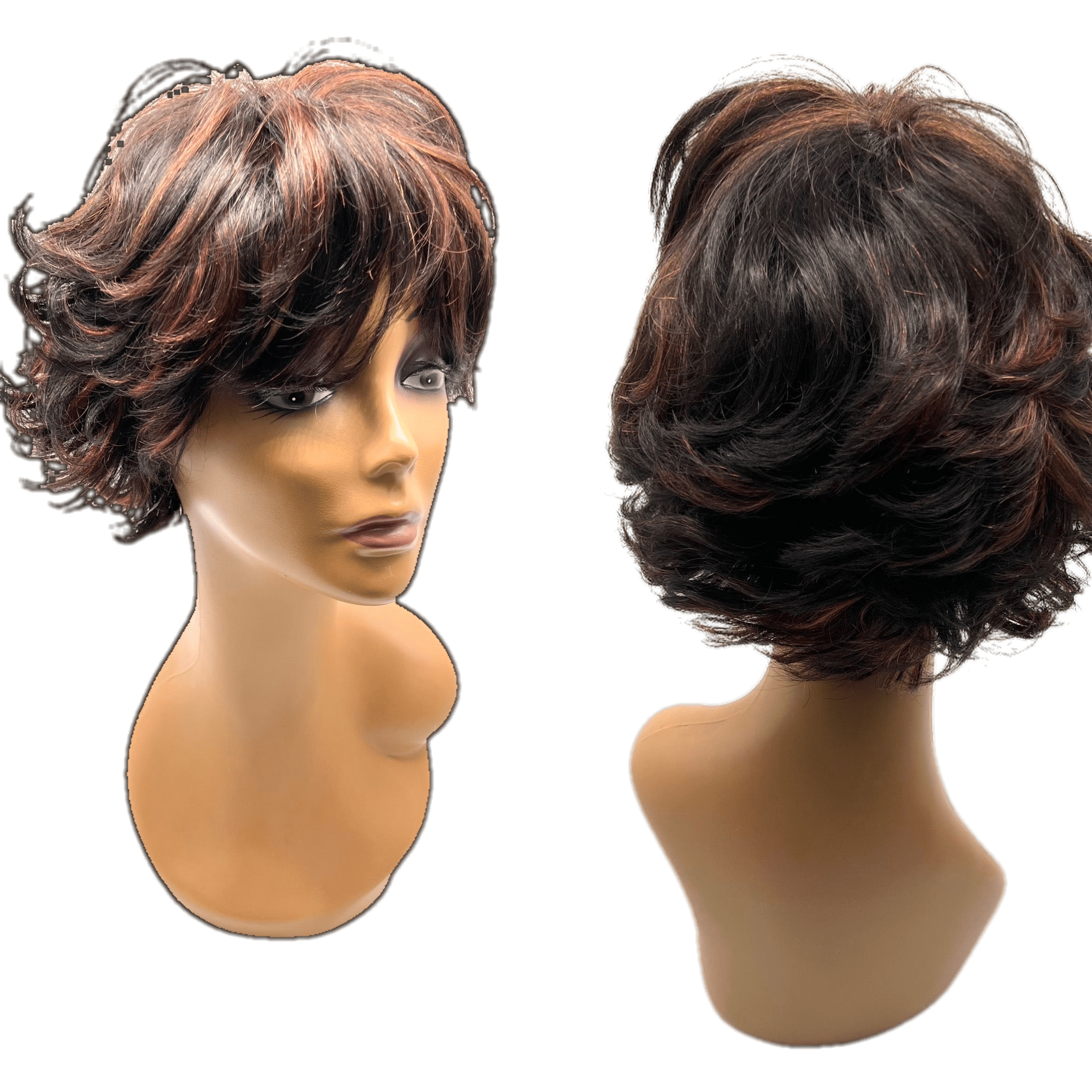 Unique's 100% Human Hair Full Wig Style V