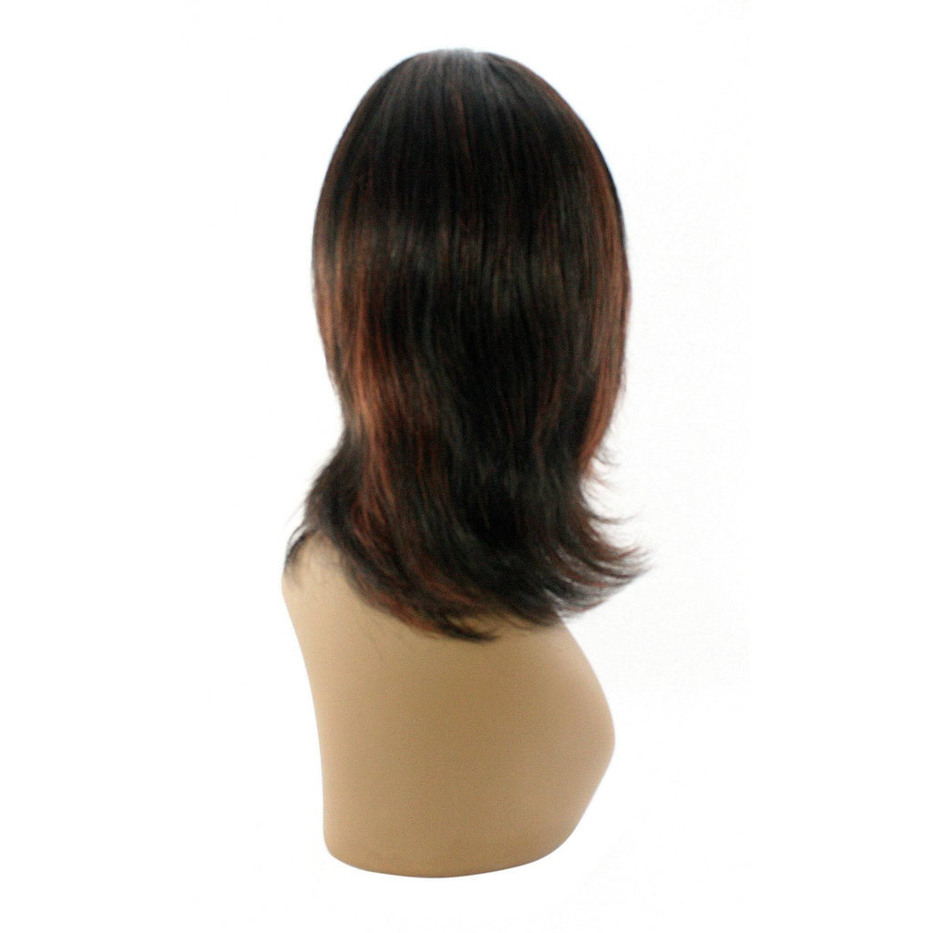 Unique 100% Human Hair Full Wig Style X New With Tags