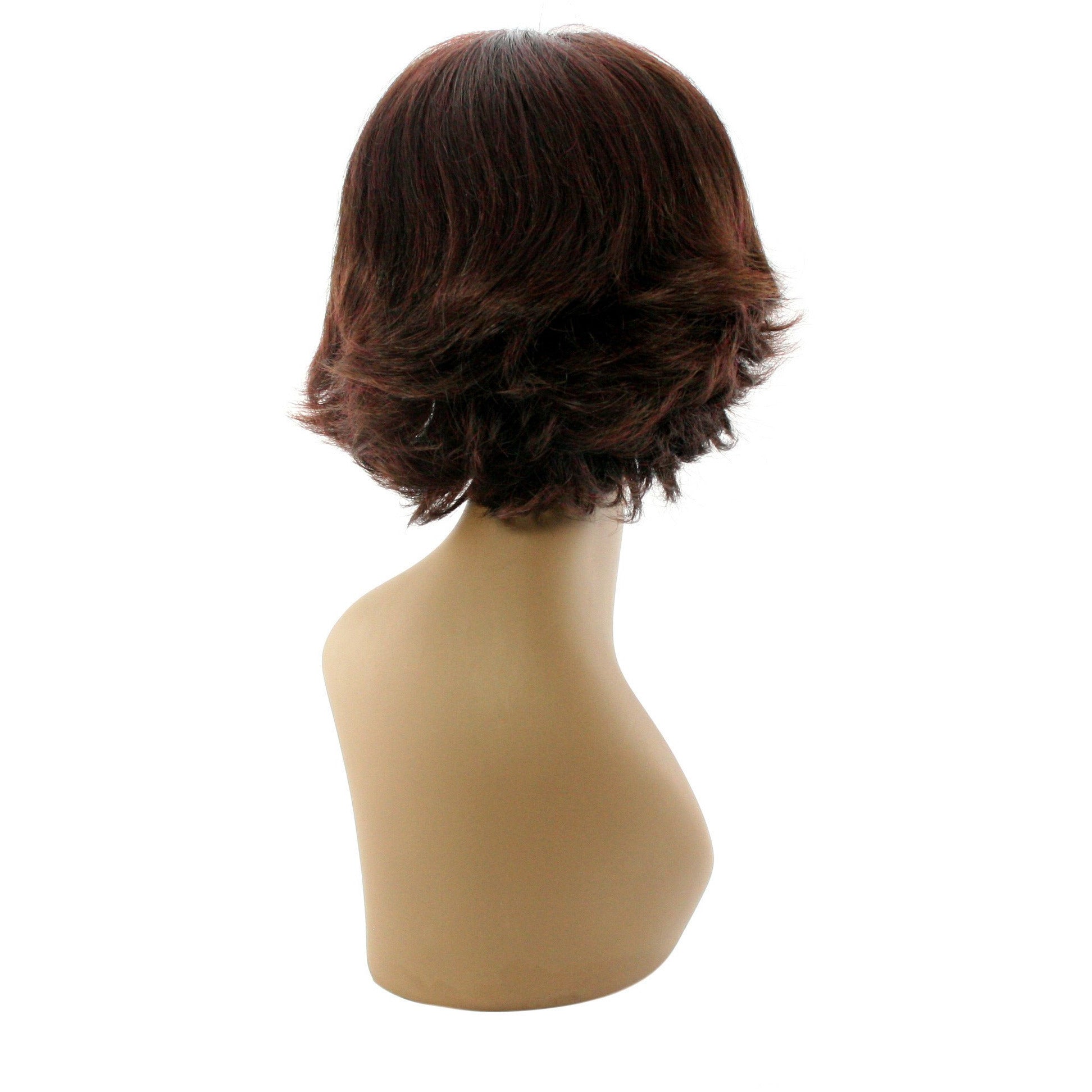 Unique 100% Human Hair Half Wig Mrs. Barbados Style Hairpiece