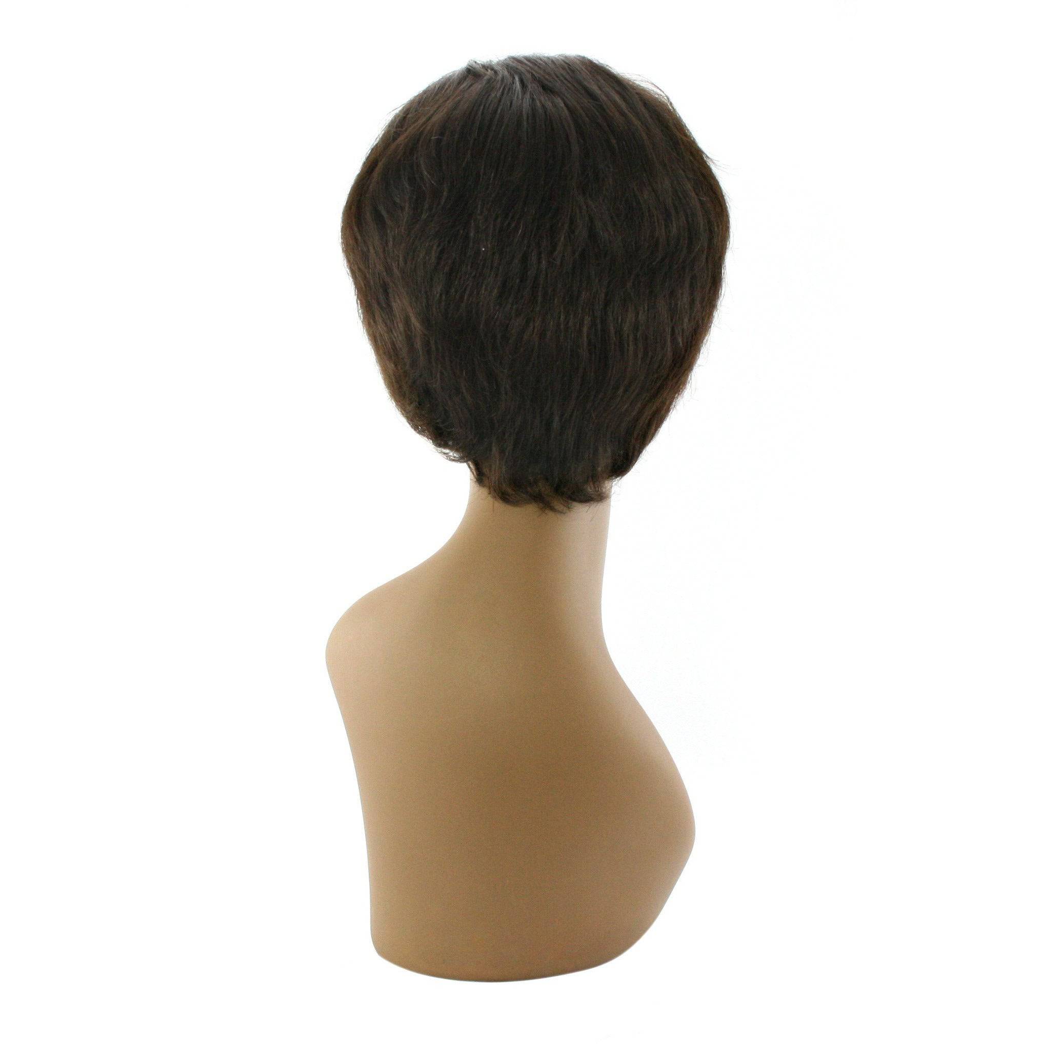 Unique 100% Human Hair Half Wig Mrs. Canada Style Hairpiece