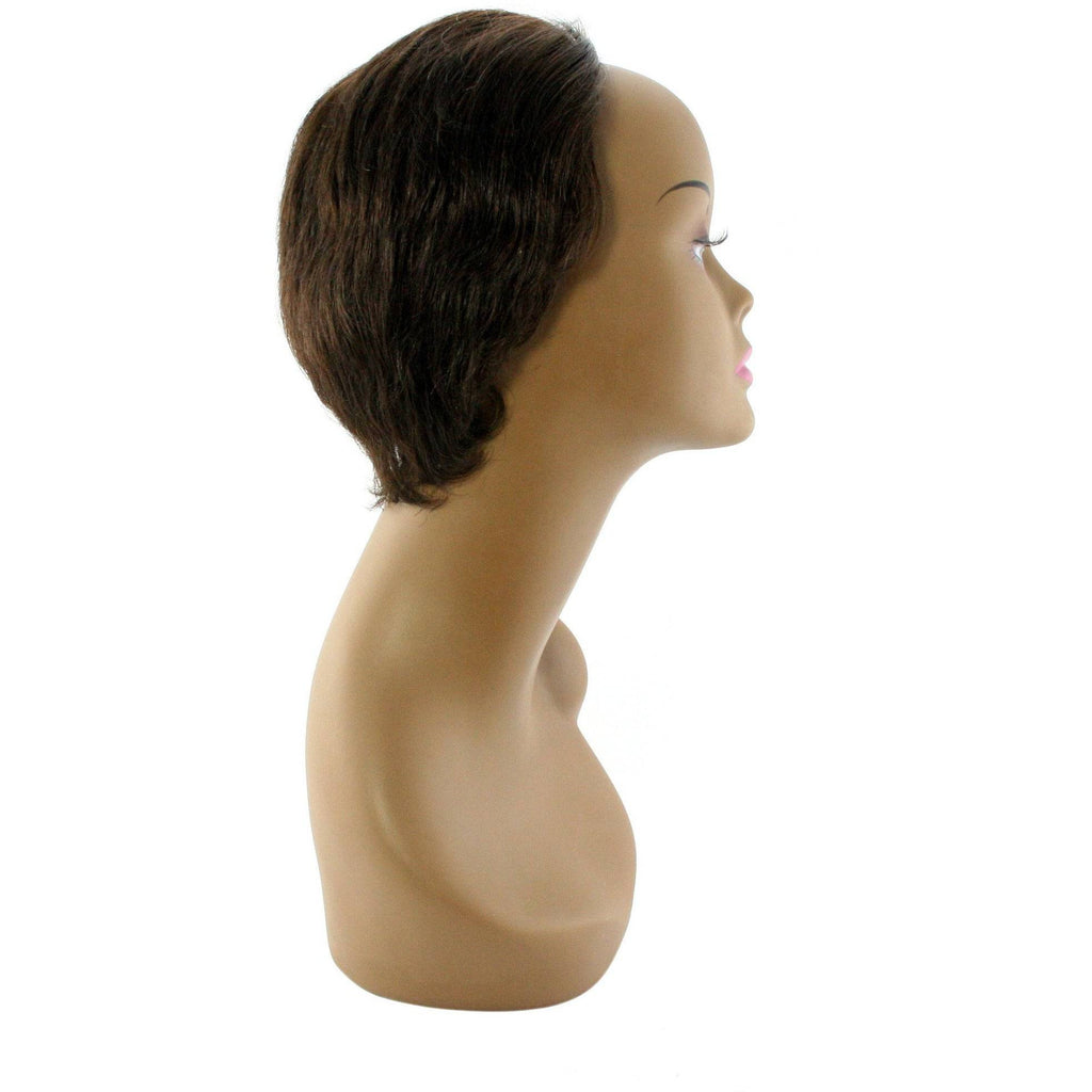 Unique 100% Human Hair Half Wig Mrs. Canada Style Hairpiece