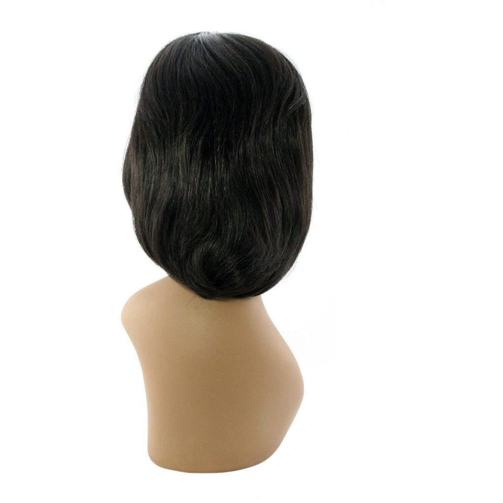 Unique 100% Human Hair Half Wig Mrs. Denmark Style Hairpiece