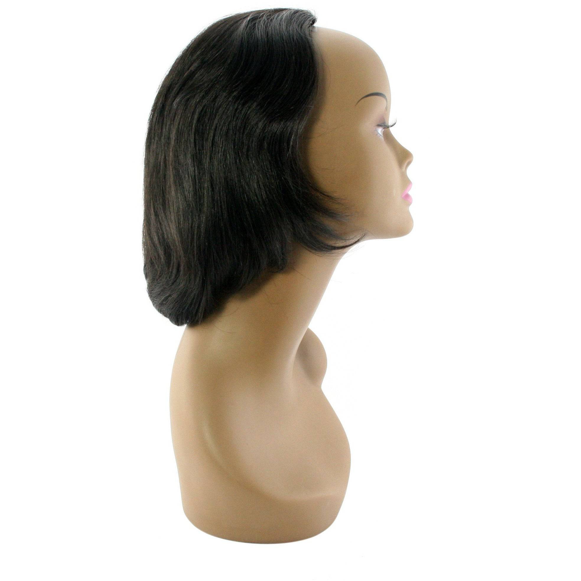 Unique 100% Human Hair Half Wig Mrs. Denmark Style Hairpiece