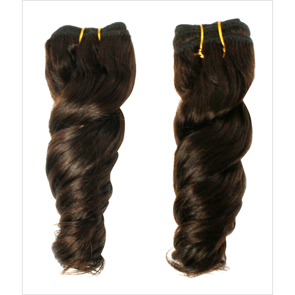Unique Human Hair Loose Twist 8 Inch Hairpiece