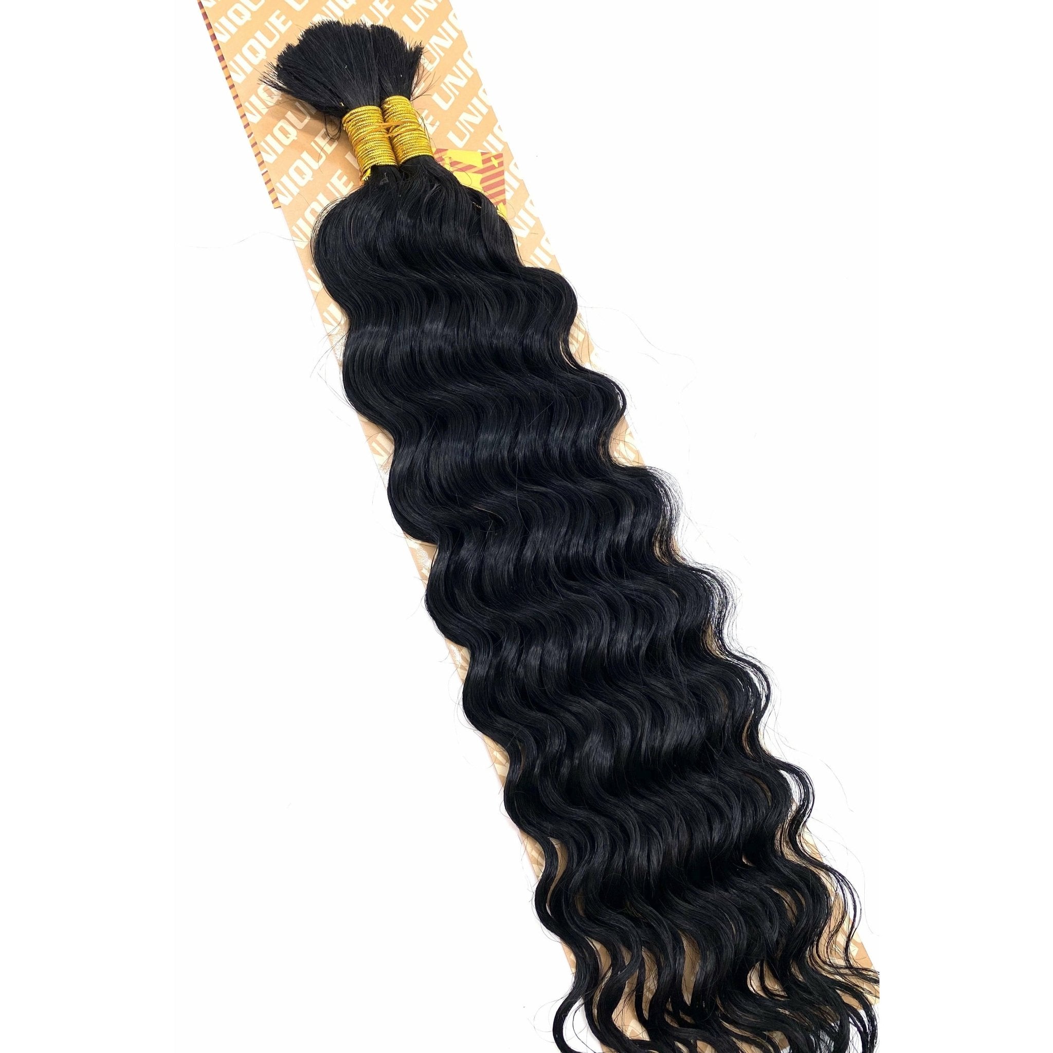 Unique's Human Hair New Deep Bulk - Choose Length