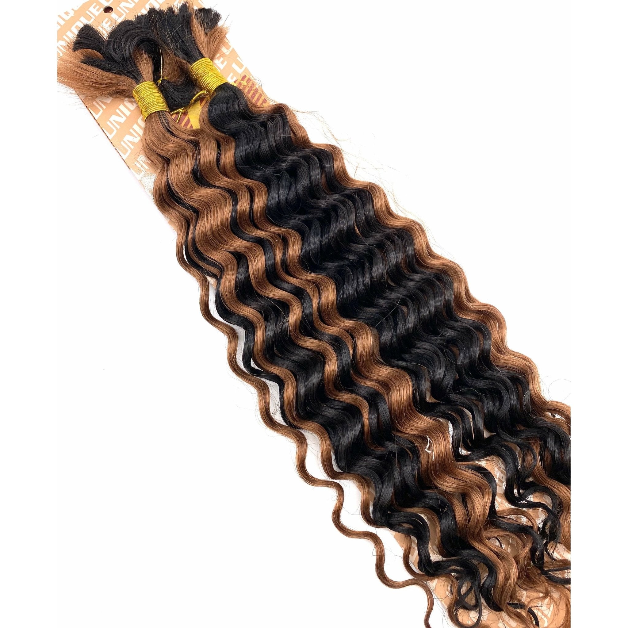 Unique's Human Hair New Deep Bulk 18" - Choose Size