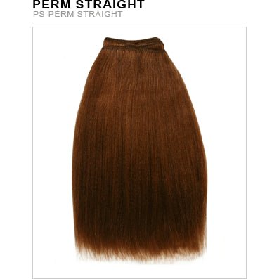 Unique's Human Hair Perm Straight 12 Inch 4 Midnight Brown