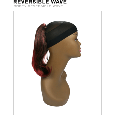 Unique Human Hair Reversable Wave Hairpiece
