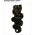 Unique Human Hair Super Body Deep 14 Inch Hairpiece