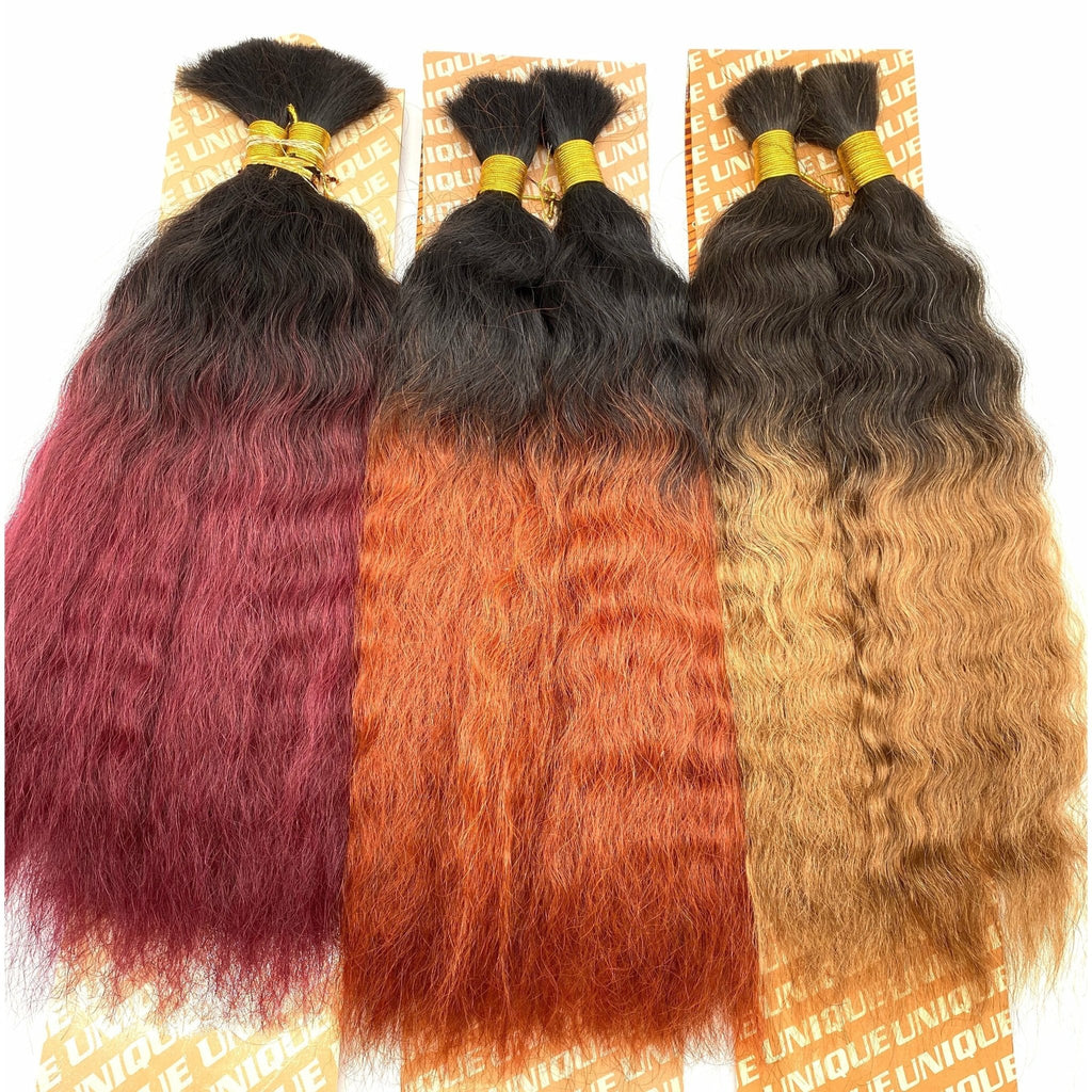 Unique's Super Bulk 100% Human Hair 14" - Choose Size