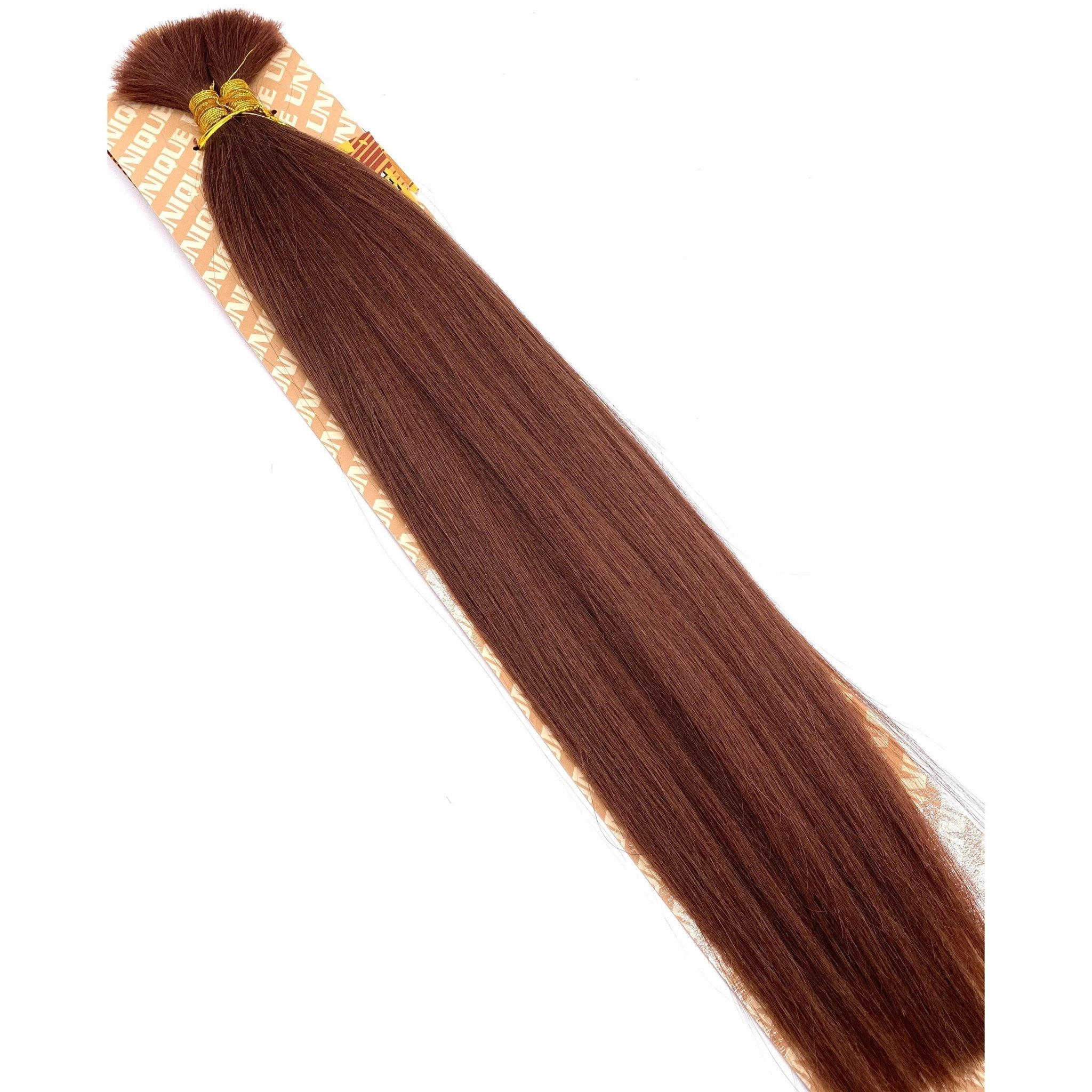 Unique's Yaki Bulk 100% Human Hair 18" Hair Extensions, New With Tags