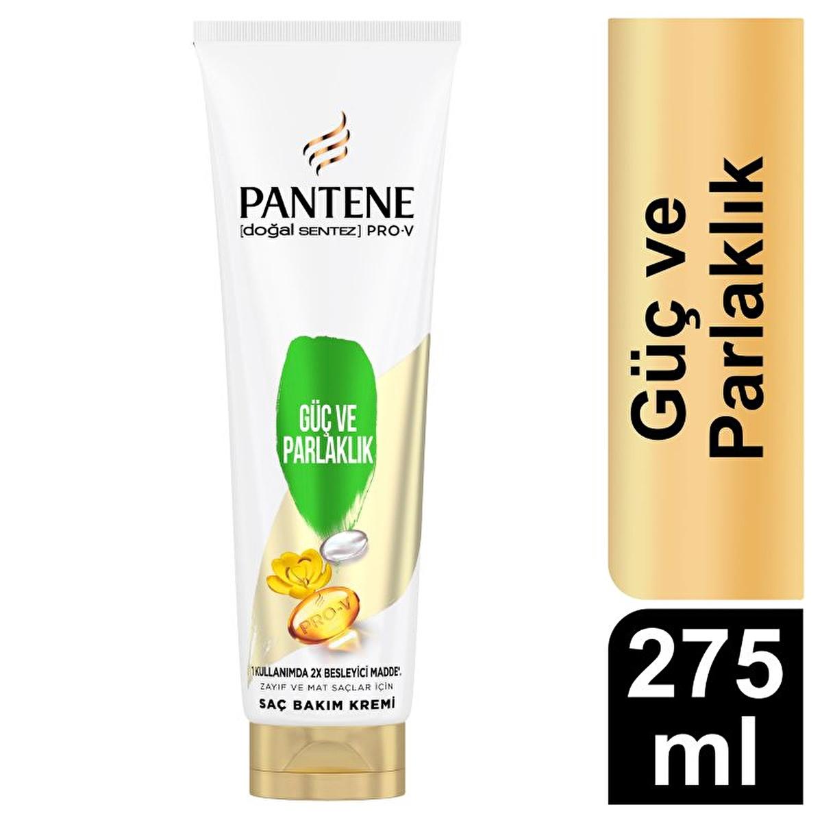 Pantene Doğal Sentez Hair Care Cream for Weak & Lifeless Hair - Nourishing, Strengthening & Shine - 9.30 fl oz