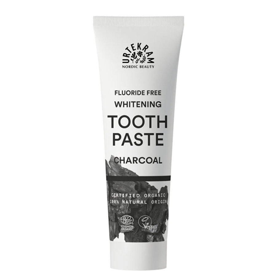 Urtekram Organic Charcoal Whitening Toothpaste 75 ml