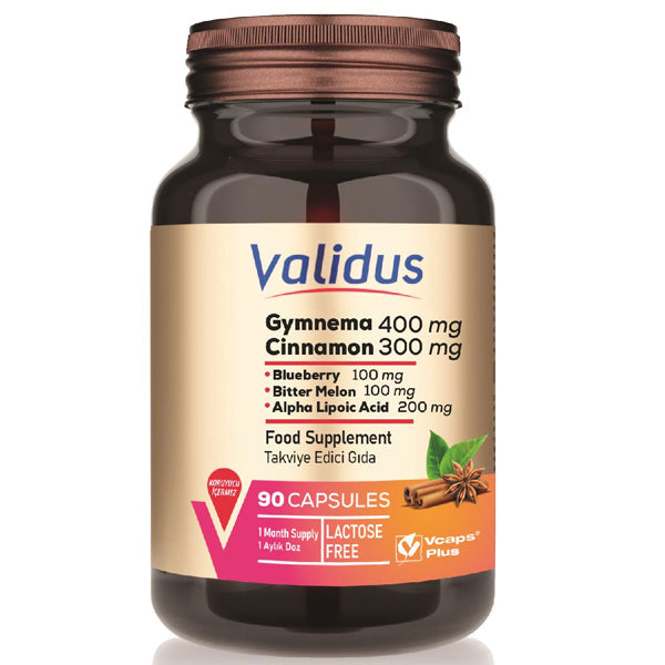 Validus Gymnema Sylvestre & Cinnamon Dietary Supplement 90 Capsules