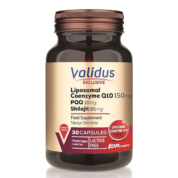 Validus Liposomal Coenzyme Q10 150 mg with PQQ & Shilajit 30 Capsules