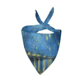 Van Gogh Starry Night Over The Rhone Double-Sided Pet Bandana