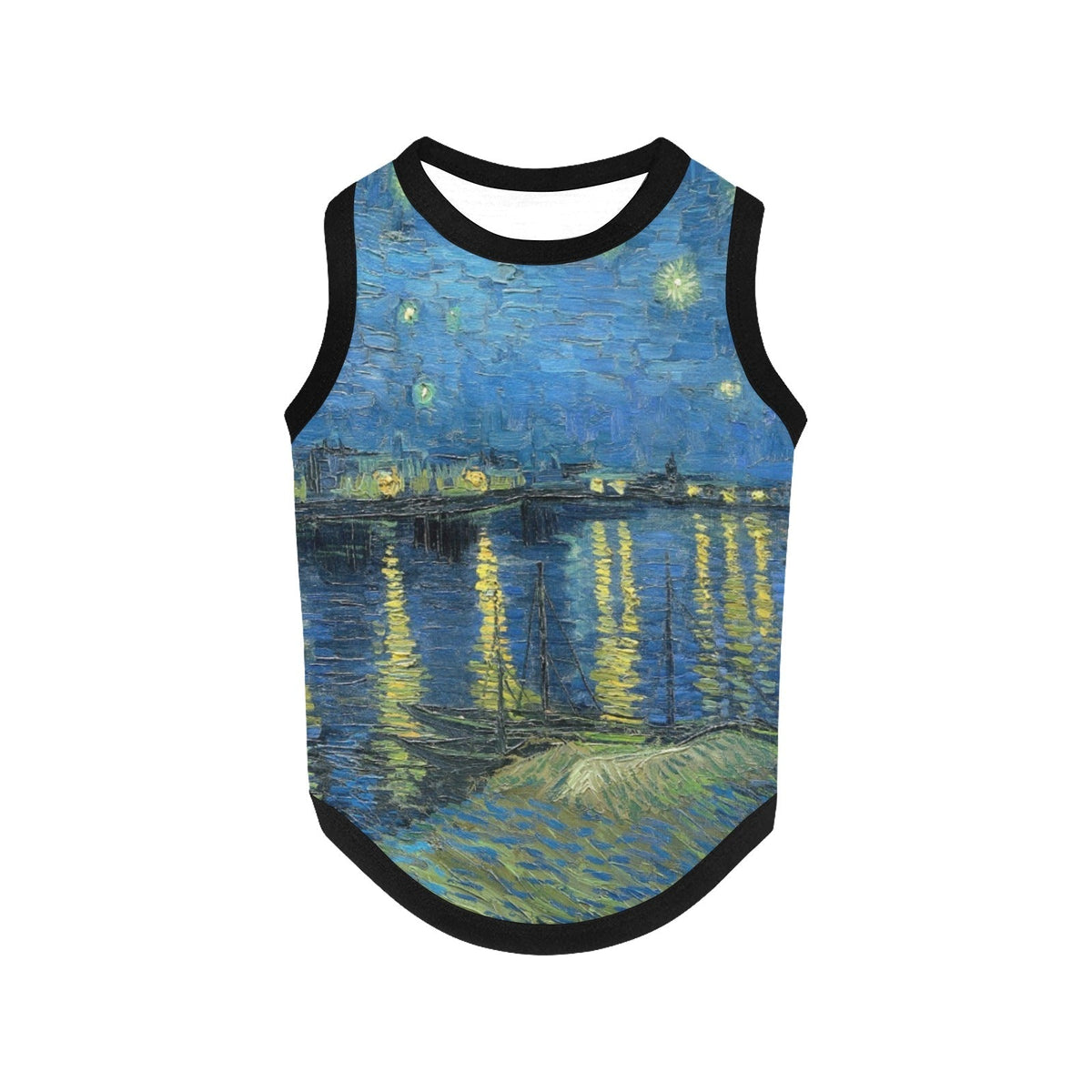 Van Gogh Starry Night Over The Rhone Tank Top