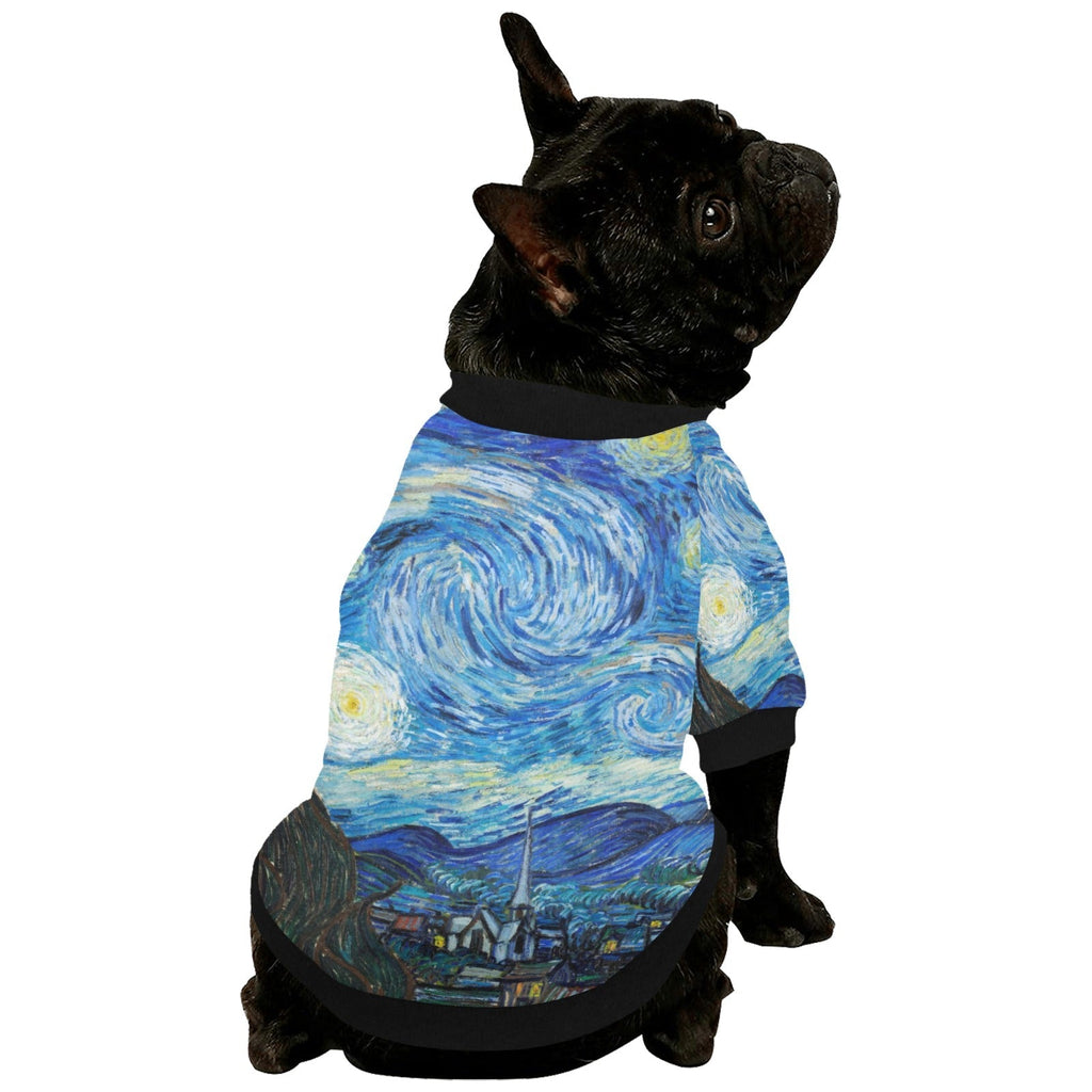 Van Gogh Starry Night Round Neck Shirt