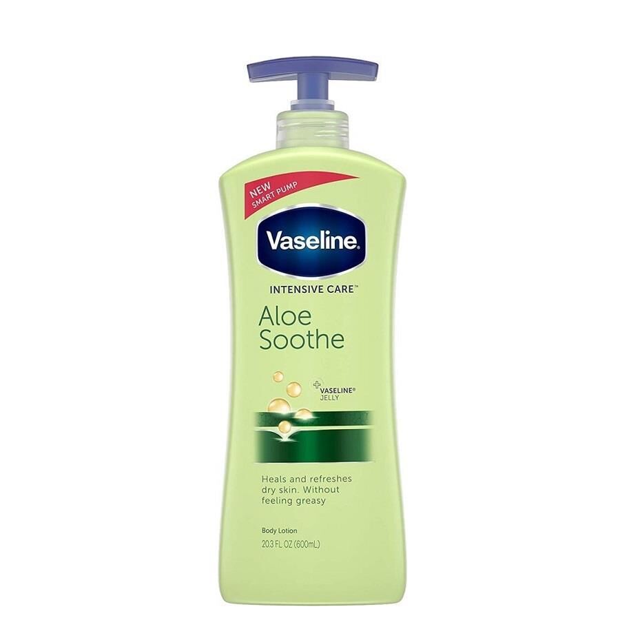 Vaseline Aloe Soothe Body Lotion for Soothing Hydration 600ml