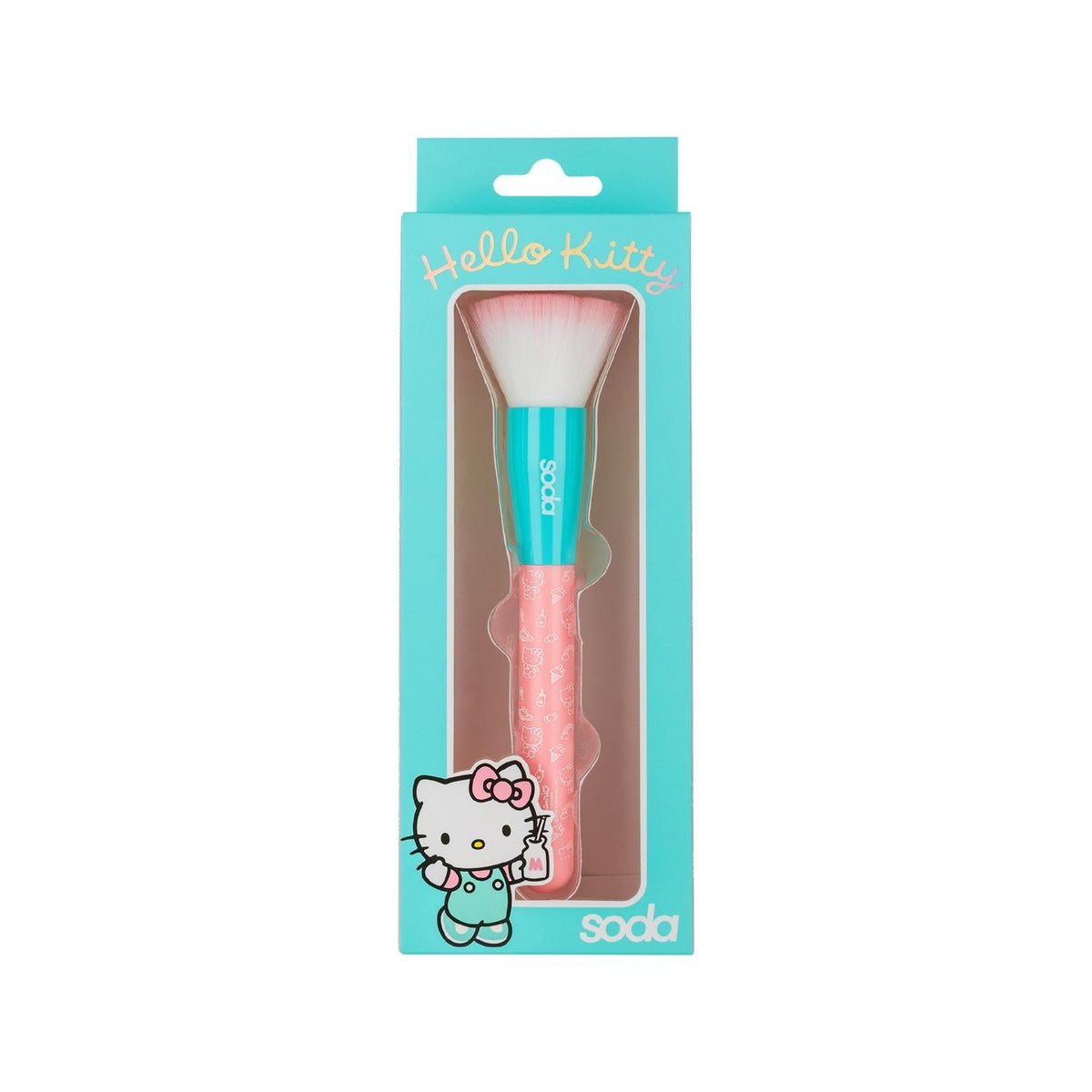 Soda Hello Kitty Makeup Brush - Soft Bristles, Affordable Powder Brush for Makeup Enthusiasts