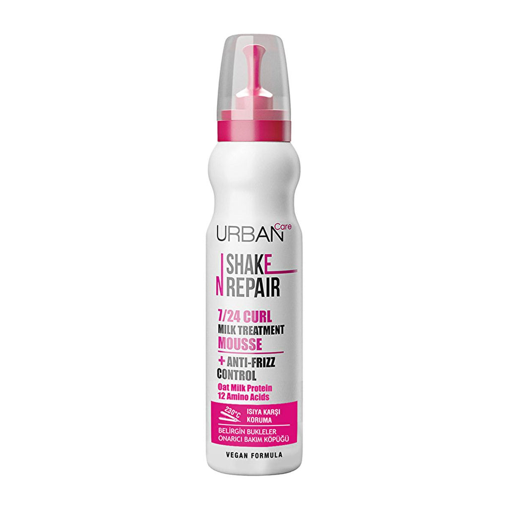 Urban Care Curly Hair Care Repair Spray - Vegan, Heat Protection Up to 230¡C, Dermatologically Tested - 5.07 fl oz