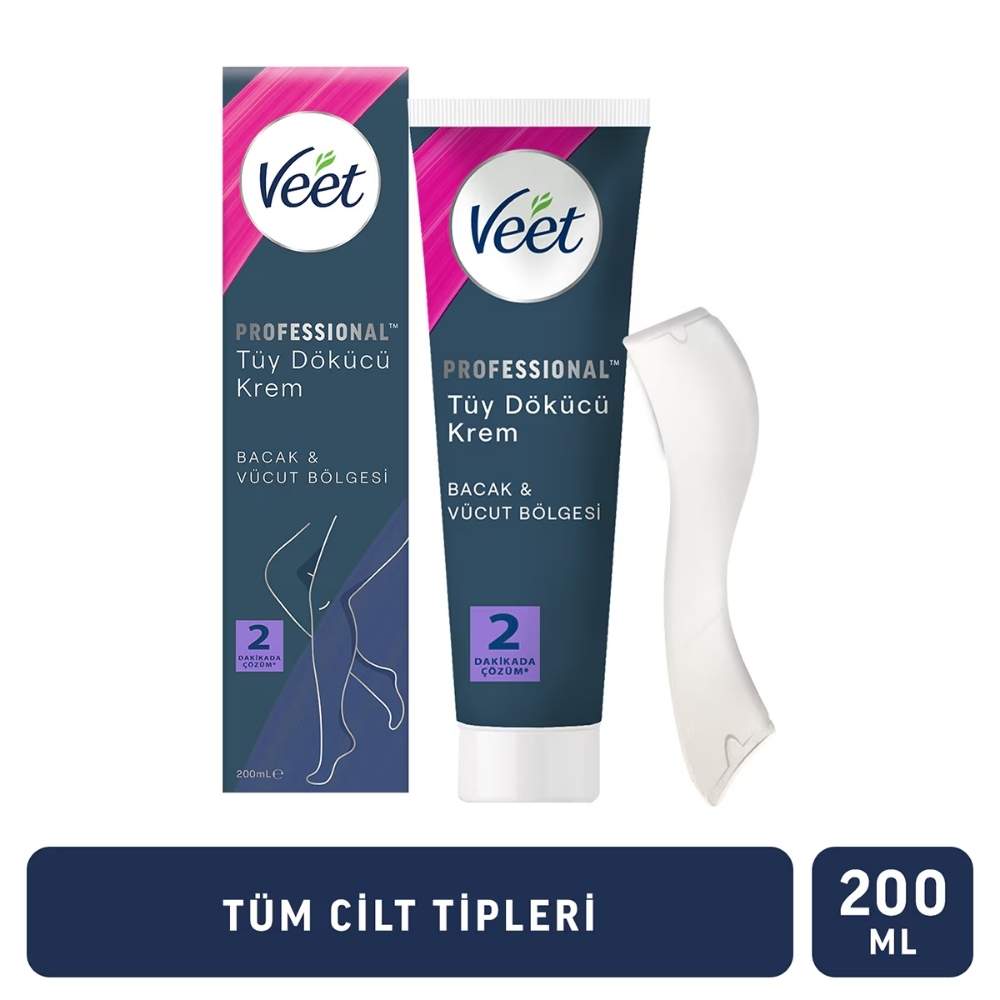 Veet Professional Hair Removal Cream for All Skin Types 200ml
