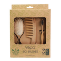 Vepa Bio Brushes 3-Piece Eco-Friendly Hair & Oral Care Set