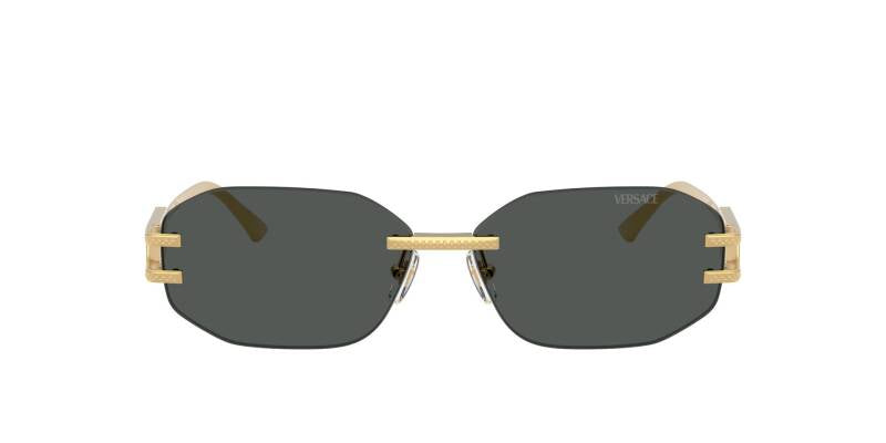 Versace VE2274 Metal Frame Grey Lens Women Sunglasses 58mm