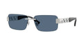 Versace VE2298 Aviator Style Men's Sunglasses Silver 58mm