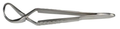 Kruuse Jones Model Towel Clamp Stainless Steel 9 cm