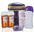 Vi-Vet Roll-on Wax Warmer Set for Smooth Hair Removal