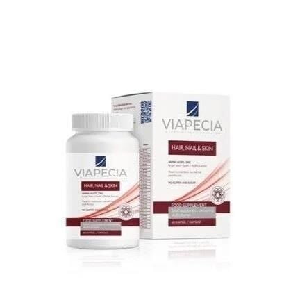 Viapecia Hair Nail and Skin Support Supplement 60 Capsules