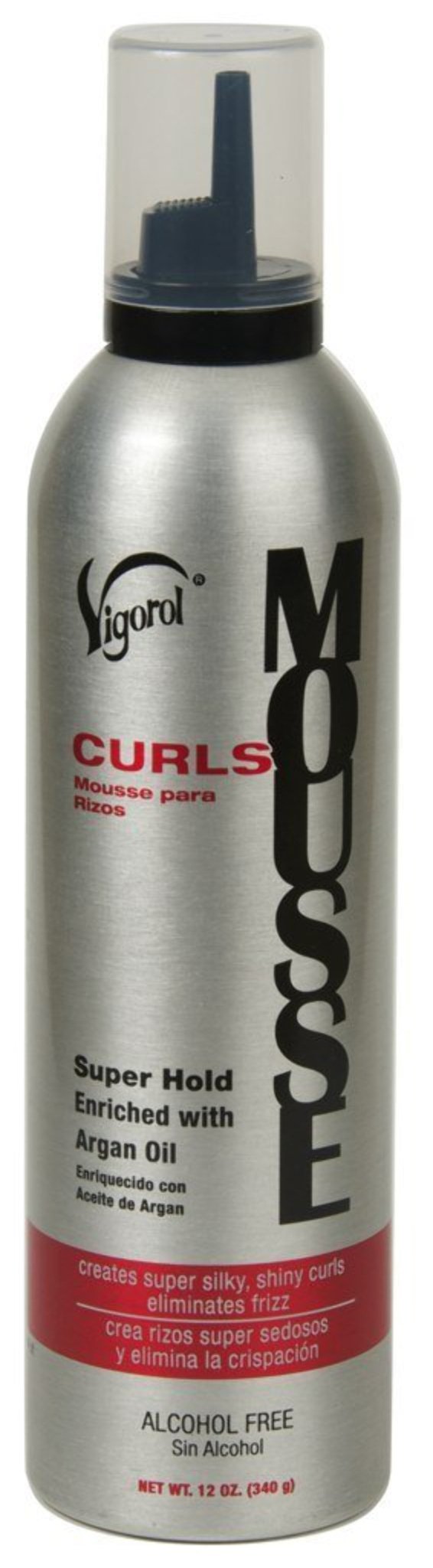 Vigorol Curls Mousse Super Hold, 2.5 oz (Travel Size)