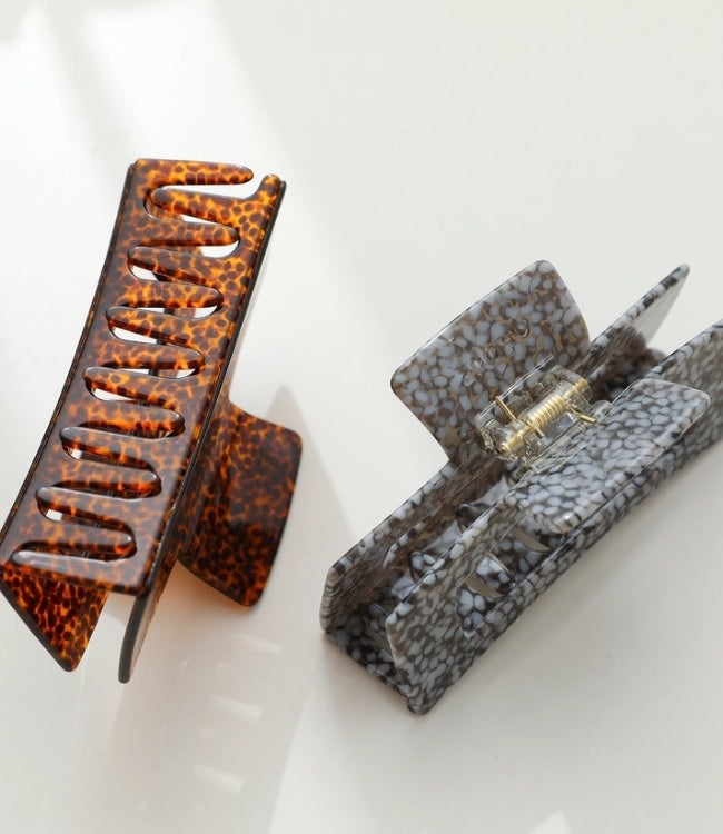 Vintage Stone Luna Large | Rectangle Claw Clip