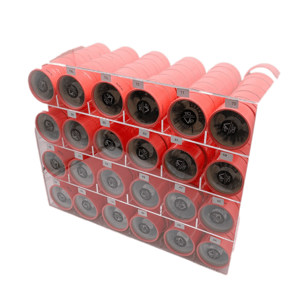 VIP 5D Mink Eyelashes Line with Display, 24 Styles