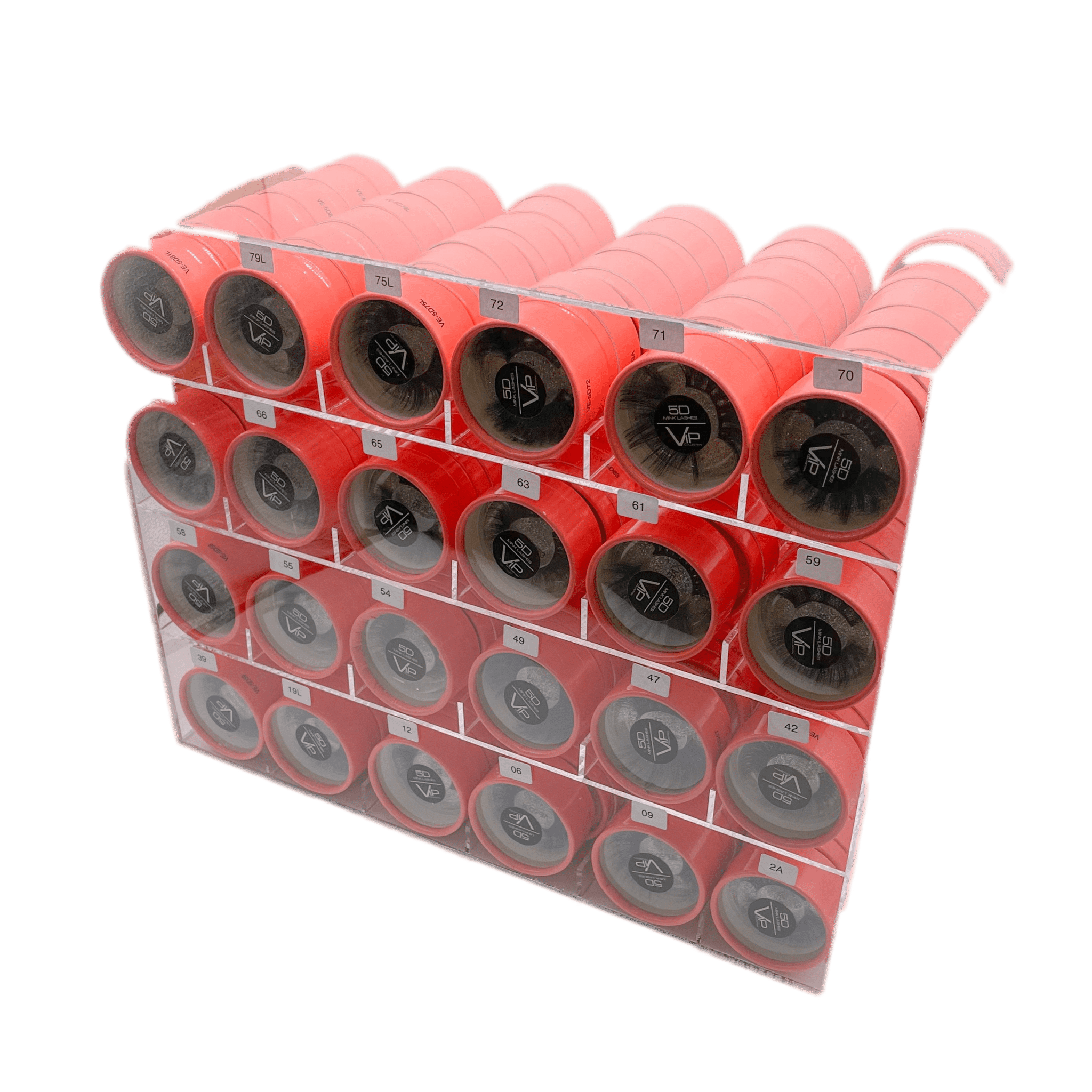 VIP 5D Mink Eyelashes Line with Display, 24 Styles