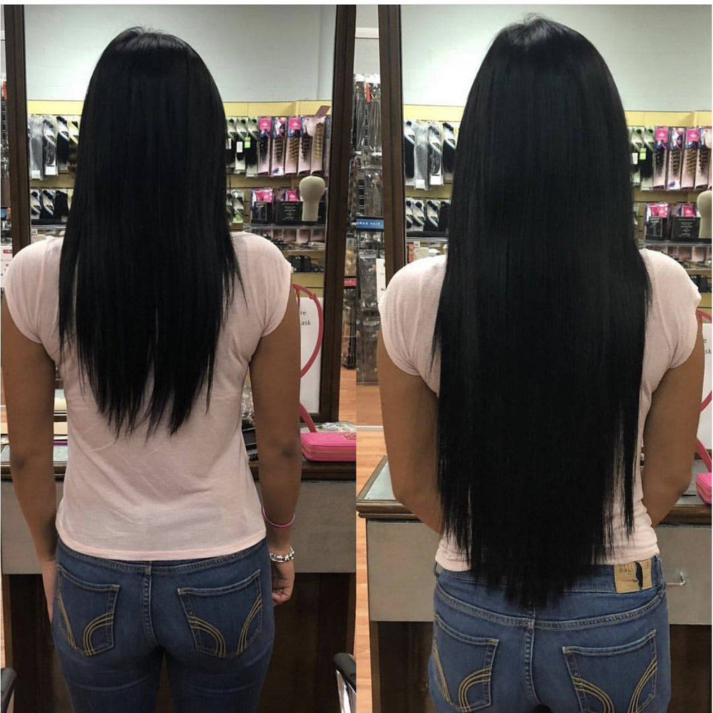 VIP BandX Halo Silky Straight 24" with Clip Hair Extension