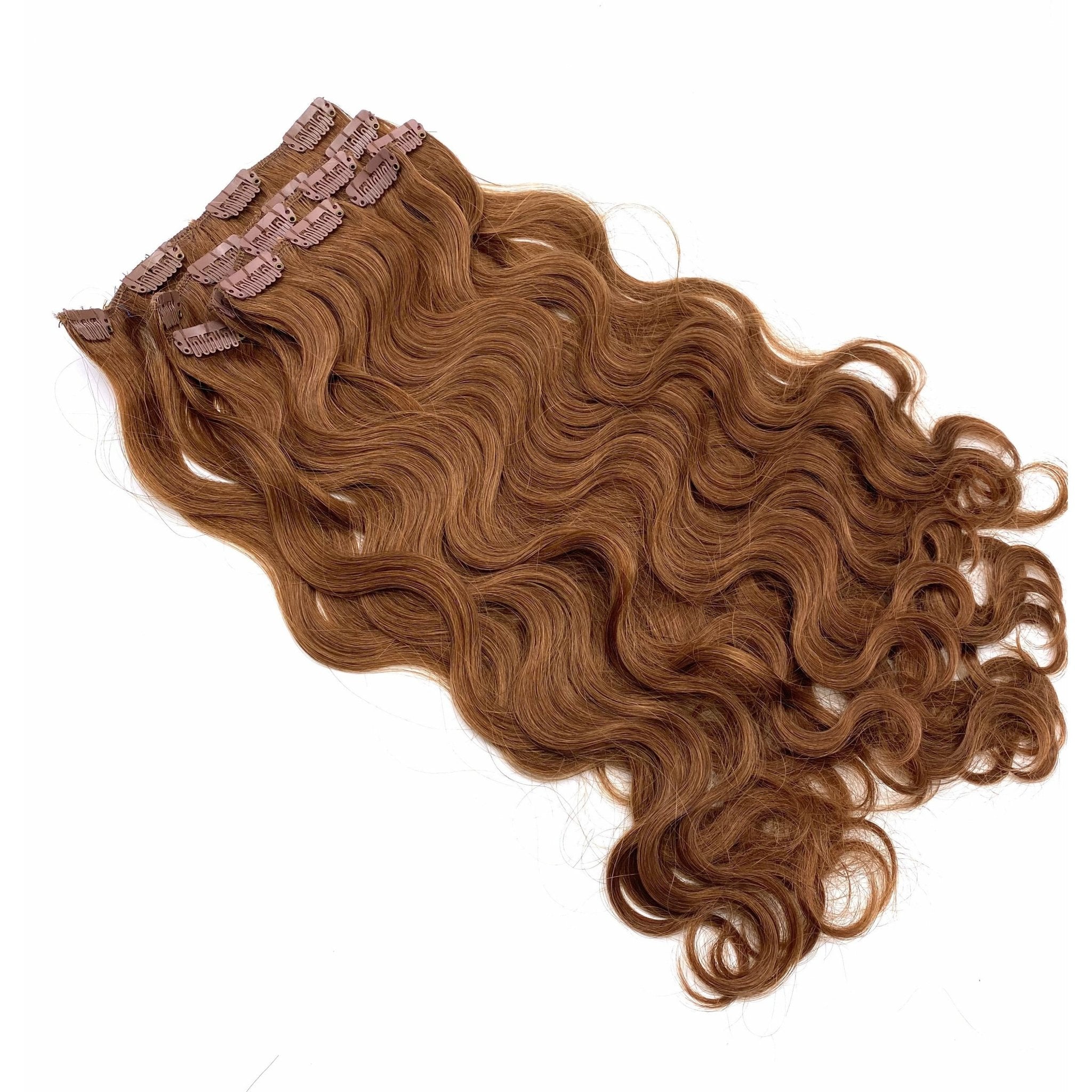 VIP Clip Hair Extensions Body Wave 18" ClipeX System - Choose Style