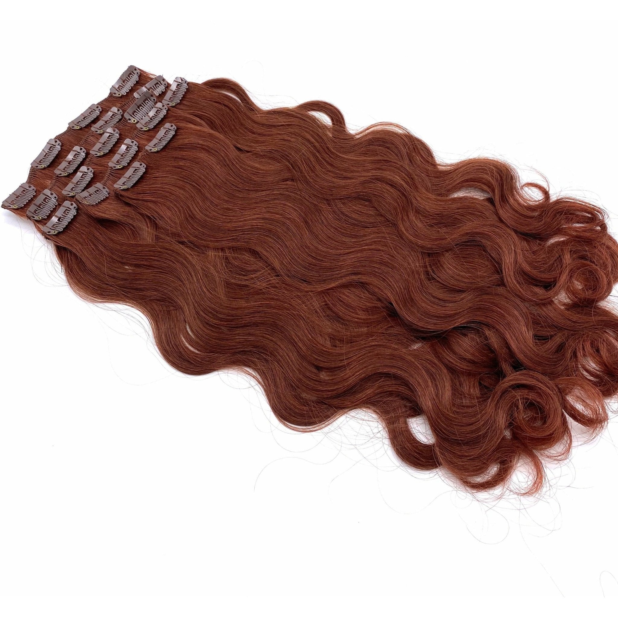 VIP Clip Hair Extensions Body Wave 18" ClipeX System - Choose Style