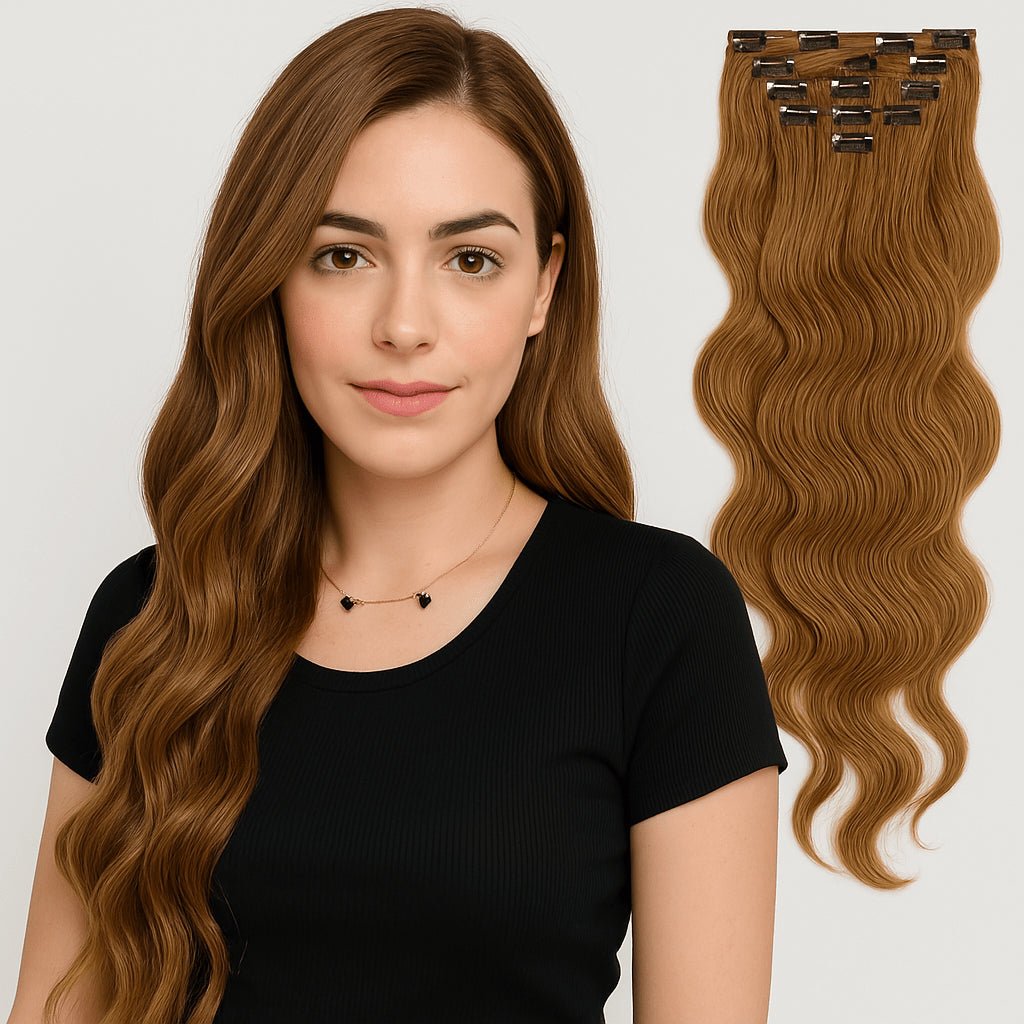 VIP Clip Extensions / Body Wave 24" (170 g) - ClipeX System