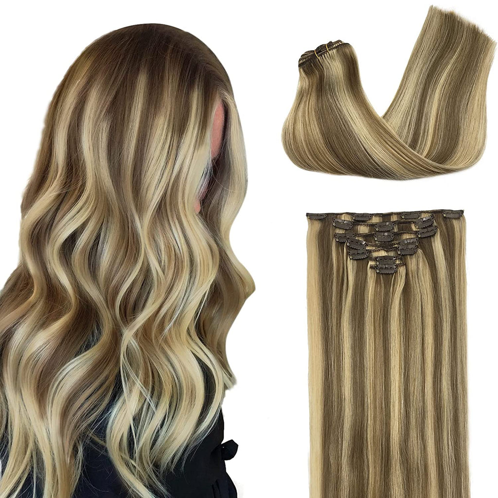 VIP Clip Extensions / Silky Straight 18" (140 g) - ClipeX System