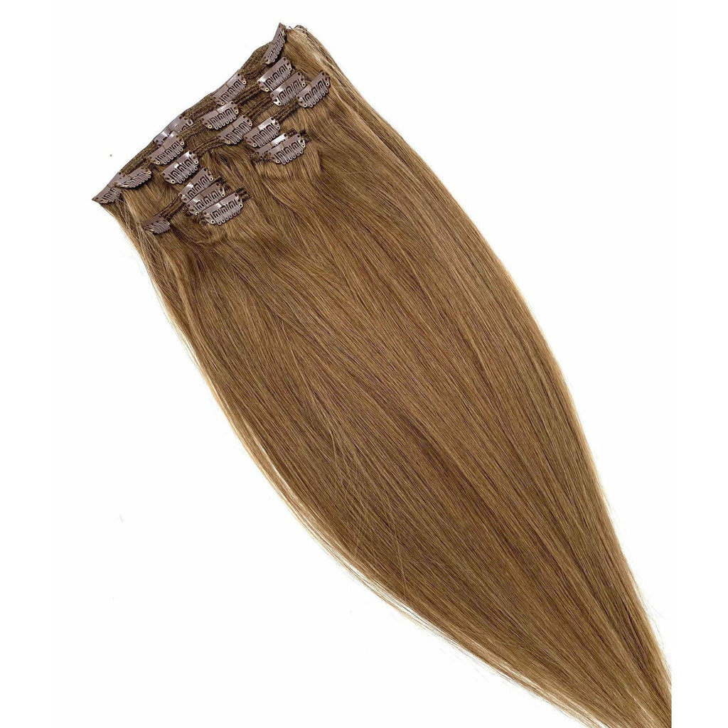 VIP Clip Extensions / Silky Straight 18" - ClipeX System