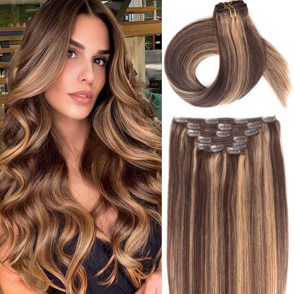 VIP Clip Extensions / Silky Straight 24" (170 g) - ClipeX System