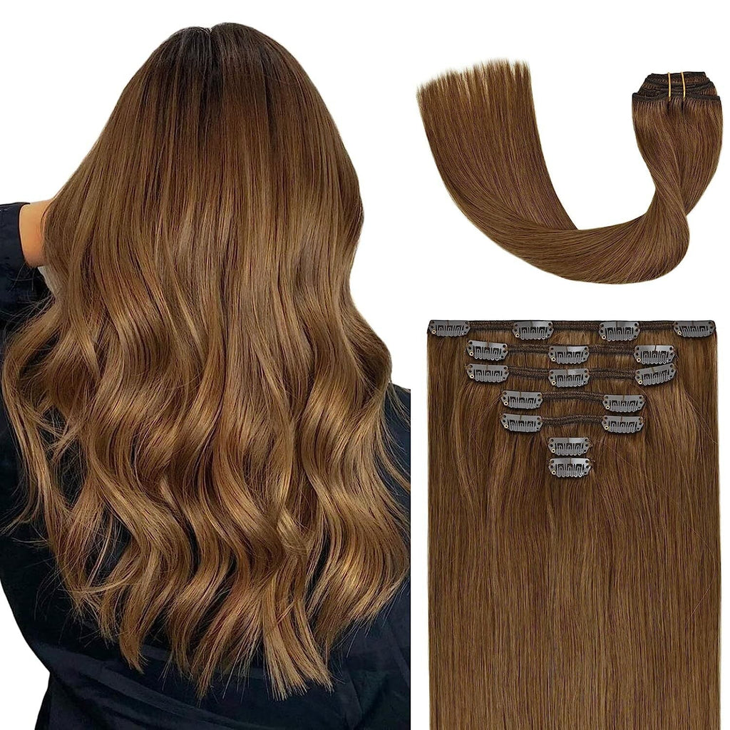 VIP Clip Extensions / Silky Straight 24" (170 g) - ClipeX System