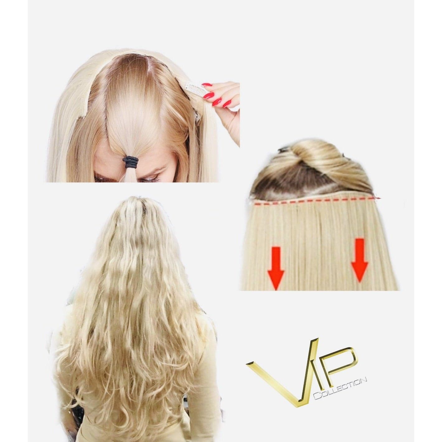 VIP Collection Amber 17" Synthetic Clip-In Hair Extensions