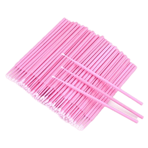 VIP Eyelash Micro Brushes, 100 pcs