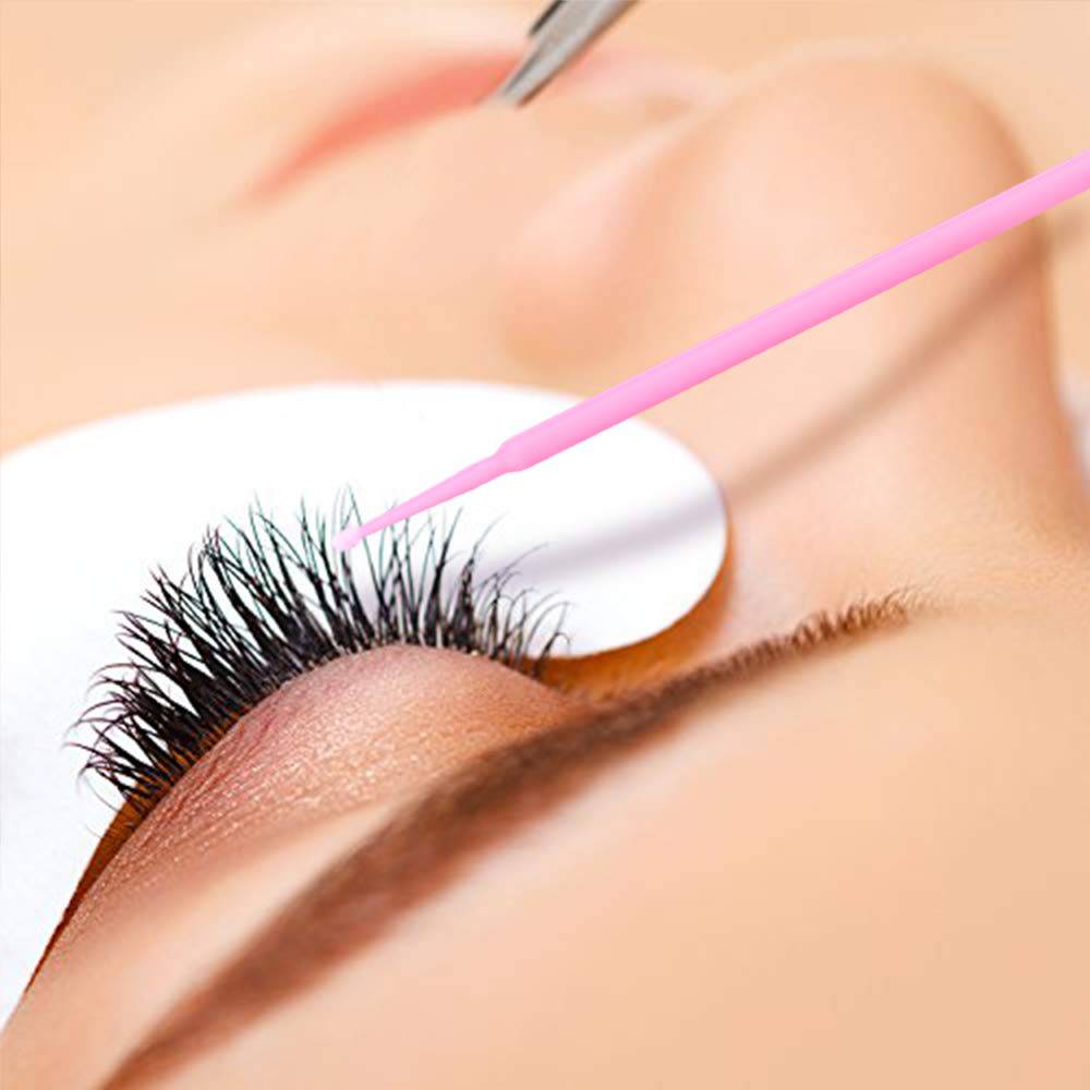 VIP Eyelash Micro Brushes, 100 pcs
