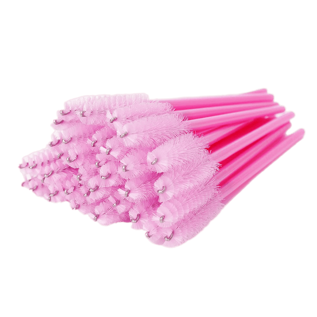 VIP Eyelash Pink Mascara Wands, 100 Strands/Bag