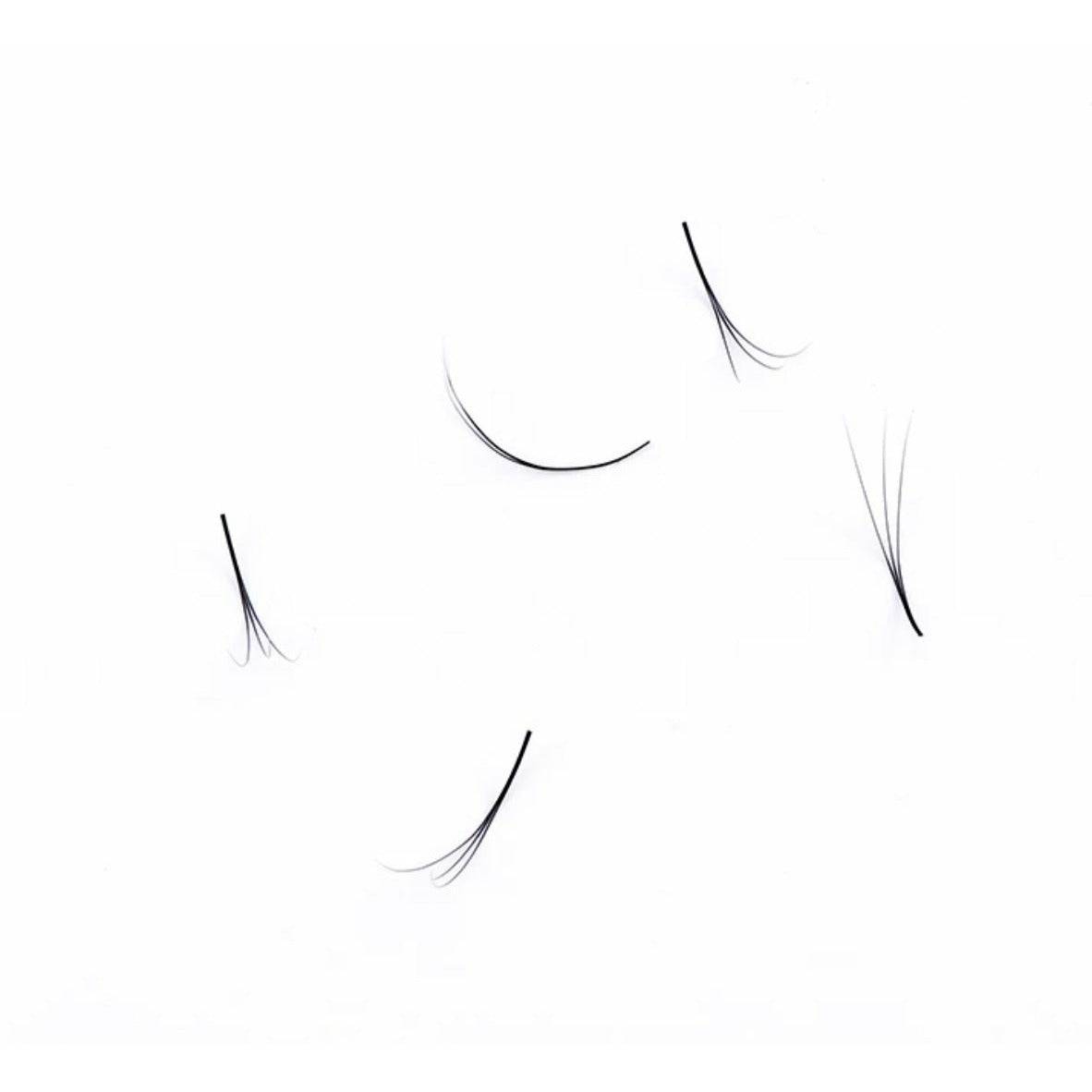 VIP Eyelashes Pre Fanned Lash Extensions 12 Lines 3D - Choose Size